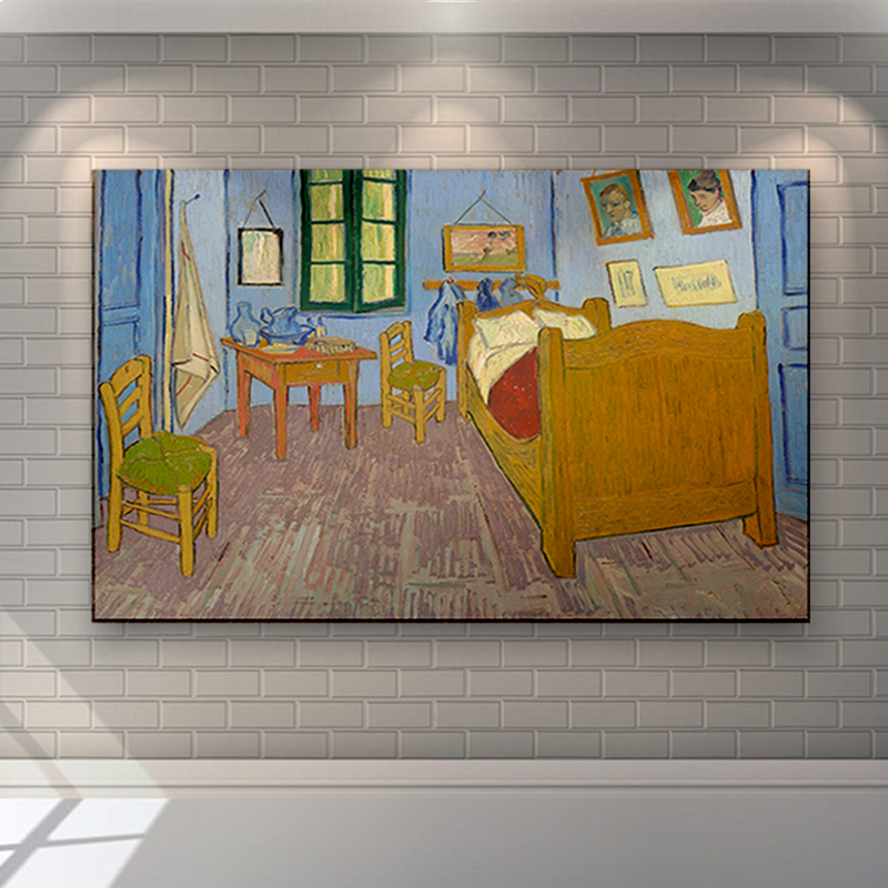 Tokyocanvas Bedroom in Arles Print