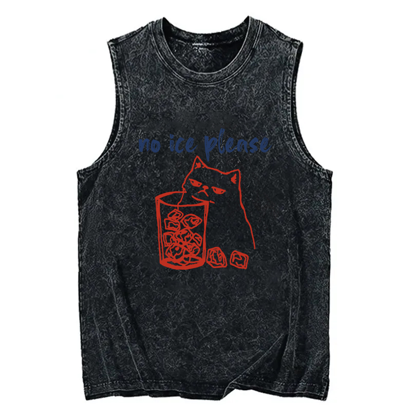 Tokyocanvas No Ice with Cat Washed Tank