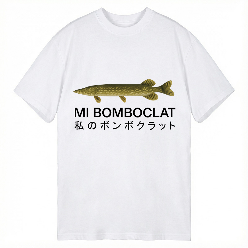Tokyocanvas Mi Bomboclat Fish Meme Classic T-Shirt