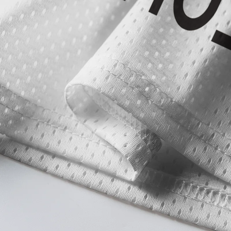 Tokyocanvas Geometric Design Mesh Jersey