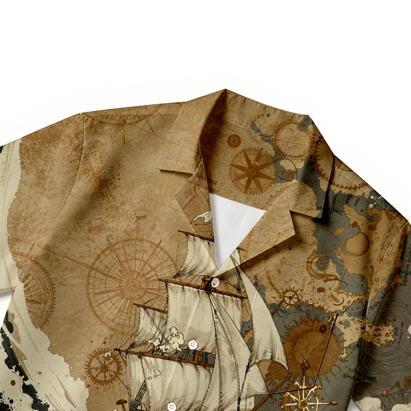 Tokyocanvas Sailing The Endless Seas Hawaiian Shirt