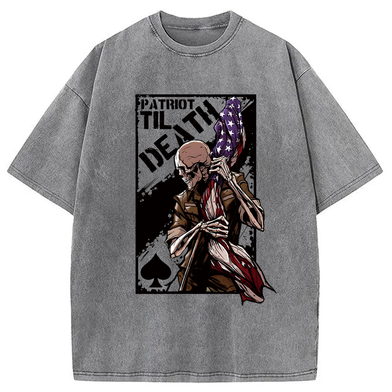 Tokyocanvas Patriot Til Death Washed T-Shirt