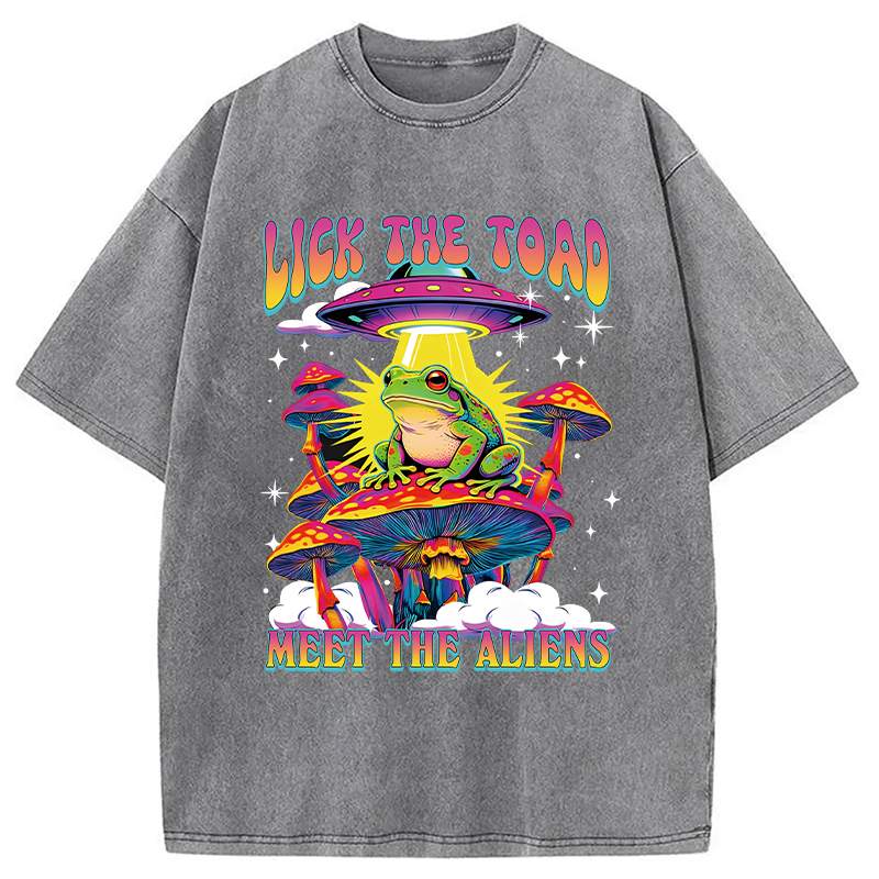 Tokyocanvas Lick The Toad Washed T-Shirt