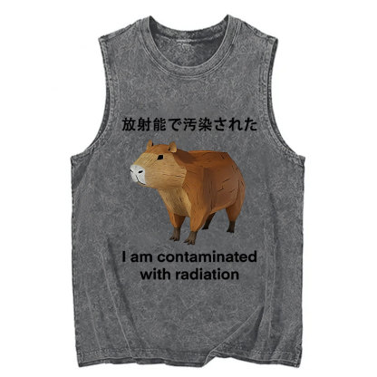 Tokyocanvas Capybara Contaminated By Radiation Washed Tank