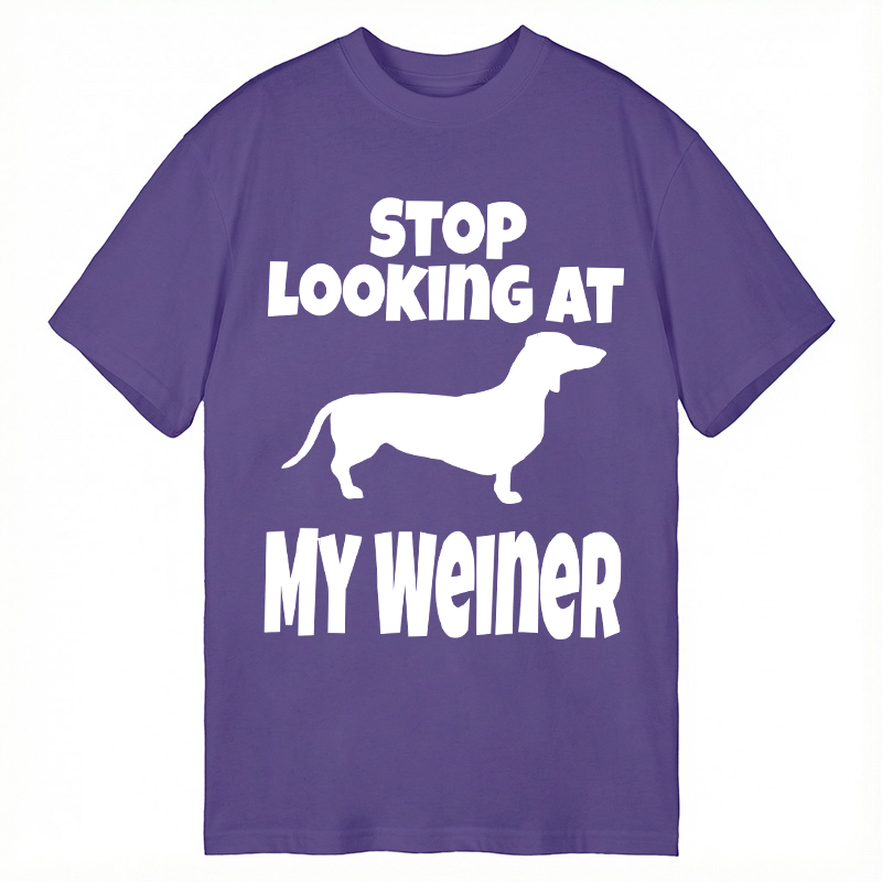 Tokyocanvas Stop Looking At My Weiner Classic T-Shirt