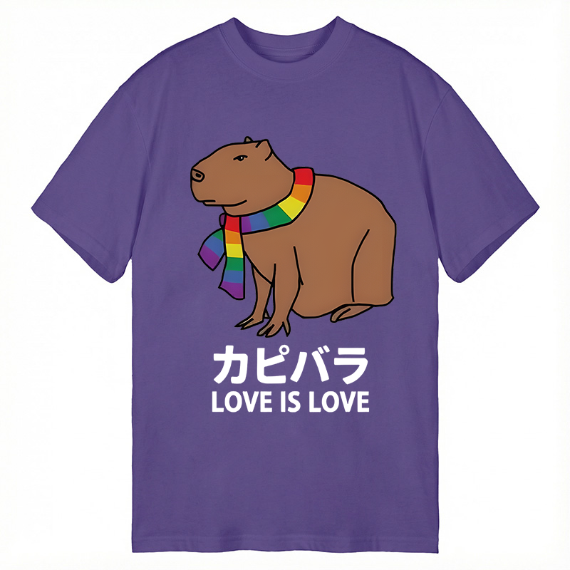 Tokyocanvas Capybara With Love Classic T-Shirt