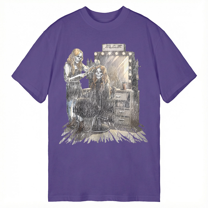 Tokyocanvas Skeleton Hair Cut Classic T-Shirt