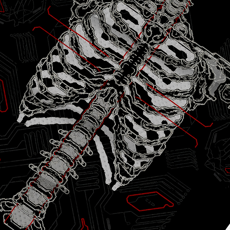 Tokyocanvas Skeletal Modification Jersey Short