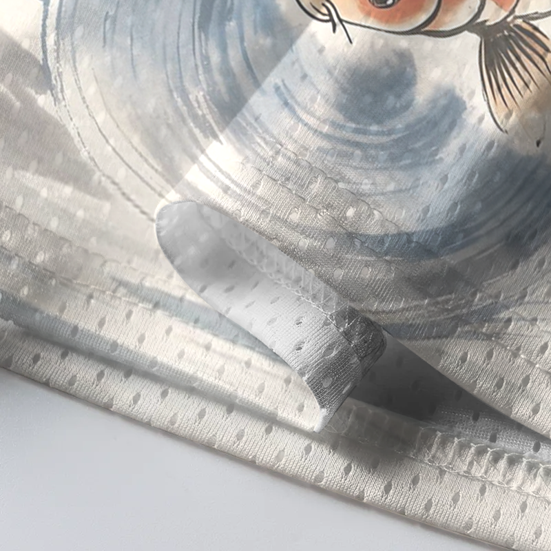 Tokyocanvas The Koi Wave Mesh Jersey