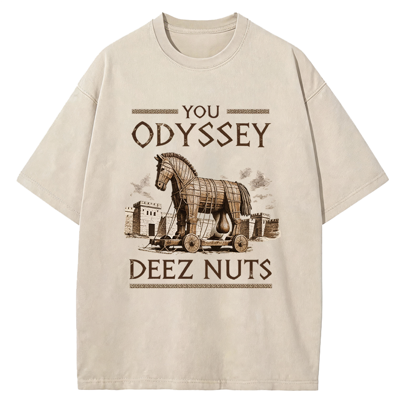 Tokyocanvas You Odyssey Deez Nuts Washed T-Shirt