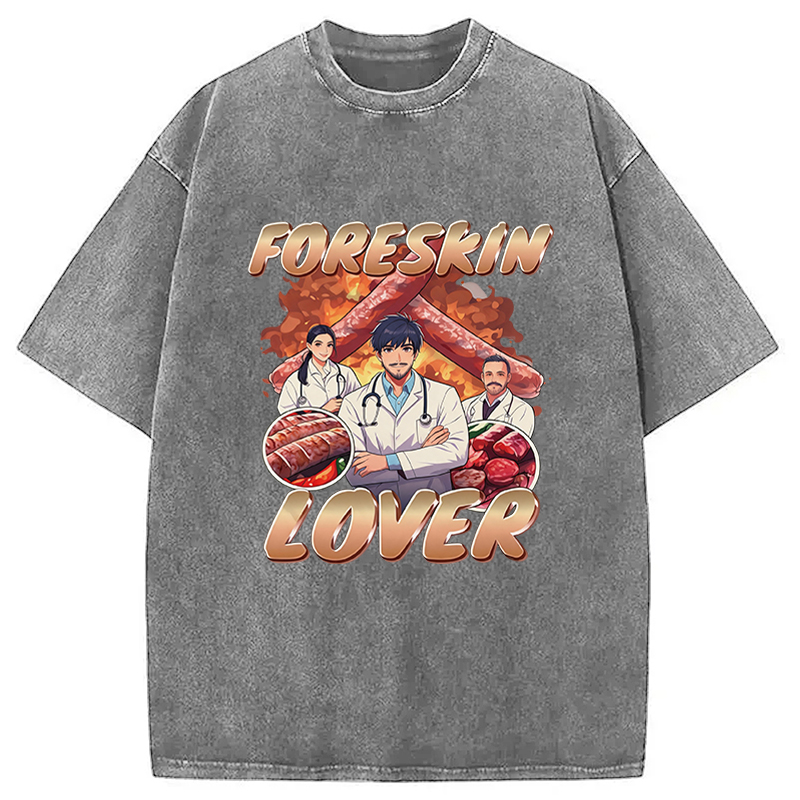 Tokyocanvas Foreskin Lover Washed T-Shirt
