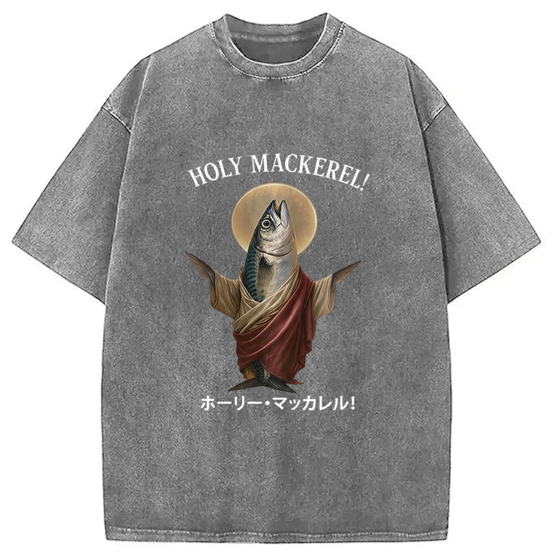 Tokyocanvas Holy Mackerel Washed T-Shirt