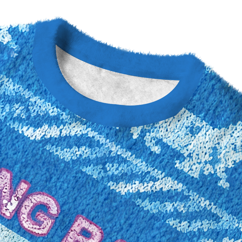 Tokyocanvas Bring Back Asbestos Fuzzy Christmas Ugly Sweatshirt
