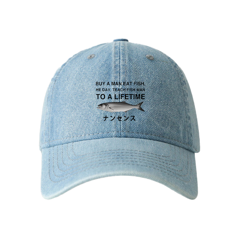 Tokyocanvas Funny To A Lifetime Denim Cap