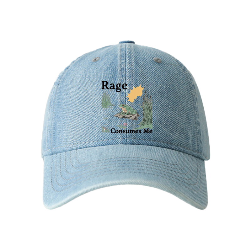 Tokyocanvas Rage Consumes Me Frog Pond Denim Cap