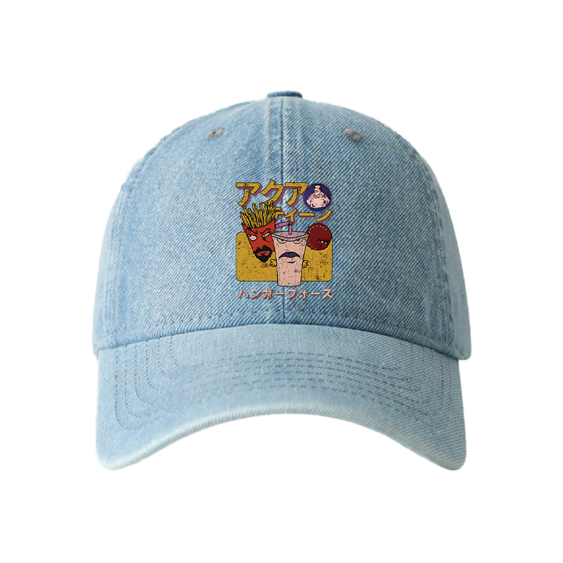 Tokyocanvas Aqua Teen Hunger Force Japanese Retro Denim Cap