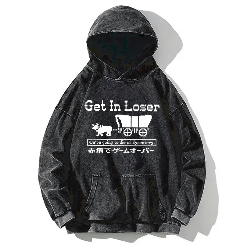 Tokyocanvas Died Of Dysentery Washed Hoodie