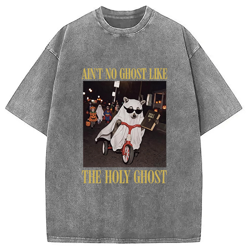 Tokyocanvas Holy Ghost Shirt Fall Christian Apparel Washed T-Shirt