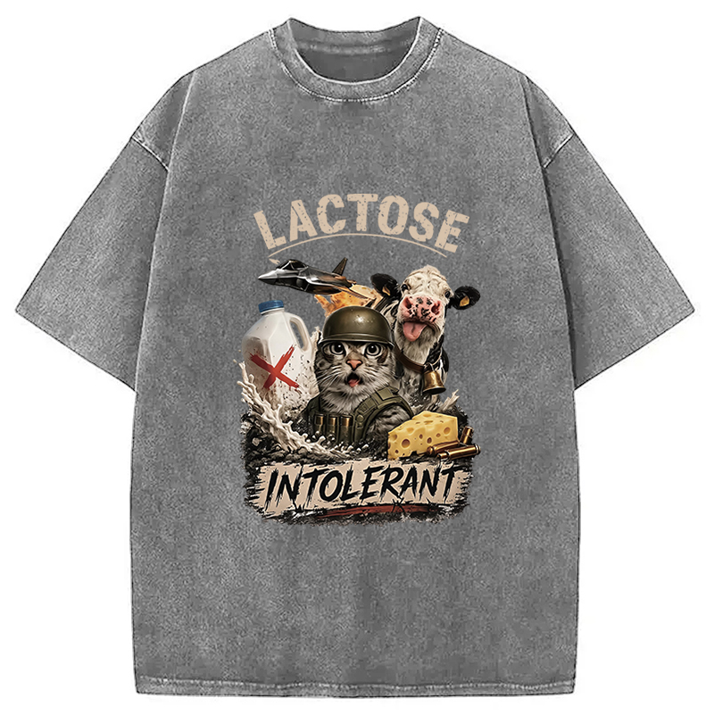 Tokyocanvas Dairy Is My Enemy Washed T-Shirt