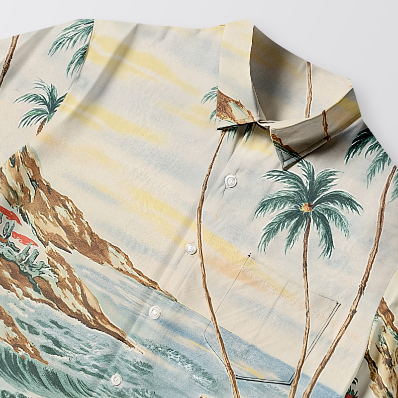 Tokyocanvas Ecru 60s Button-up Shirt