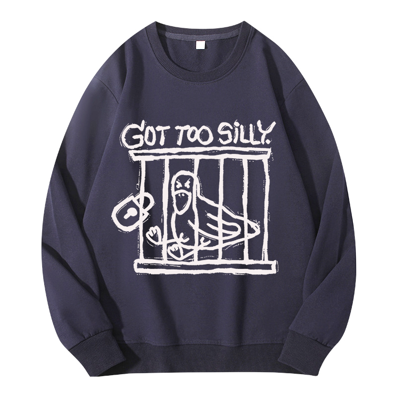 Tokyocanvas Lock Up A Stupid Goose Classic Sweatshirt