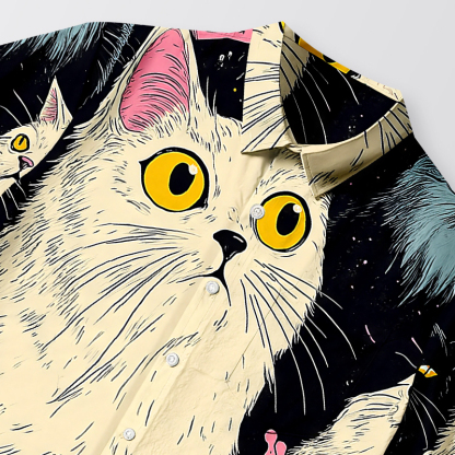 Tokyocanvas Cat's Fantasy Universe Button-up Shirt
