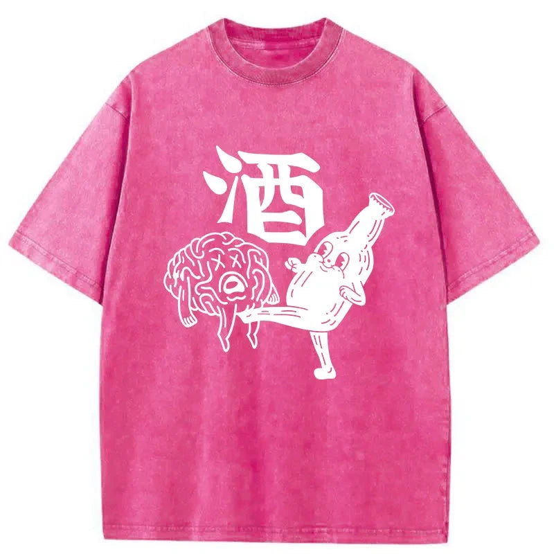 Tokyocanvas Wine's Ultimate Move Washed T-Shirt