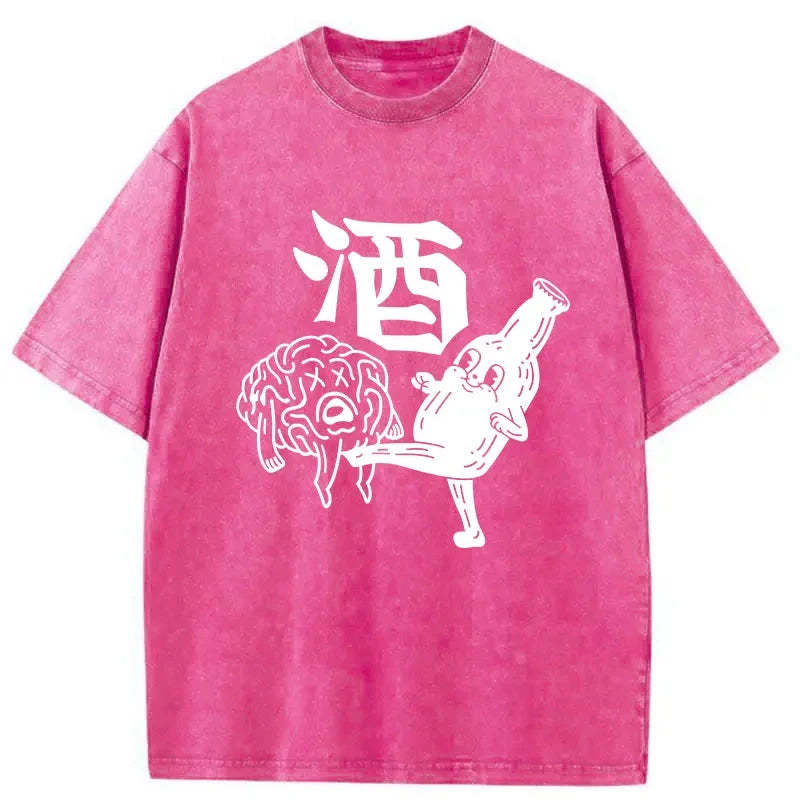 Tokyocanvas Wine's Ultimate Move Washed T-Shirt