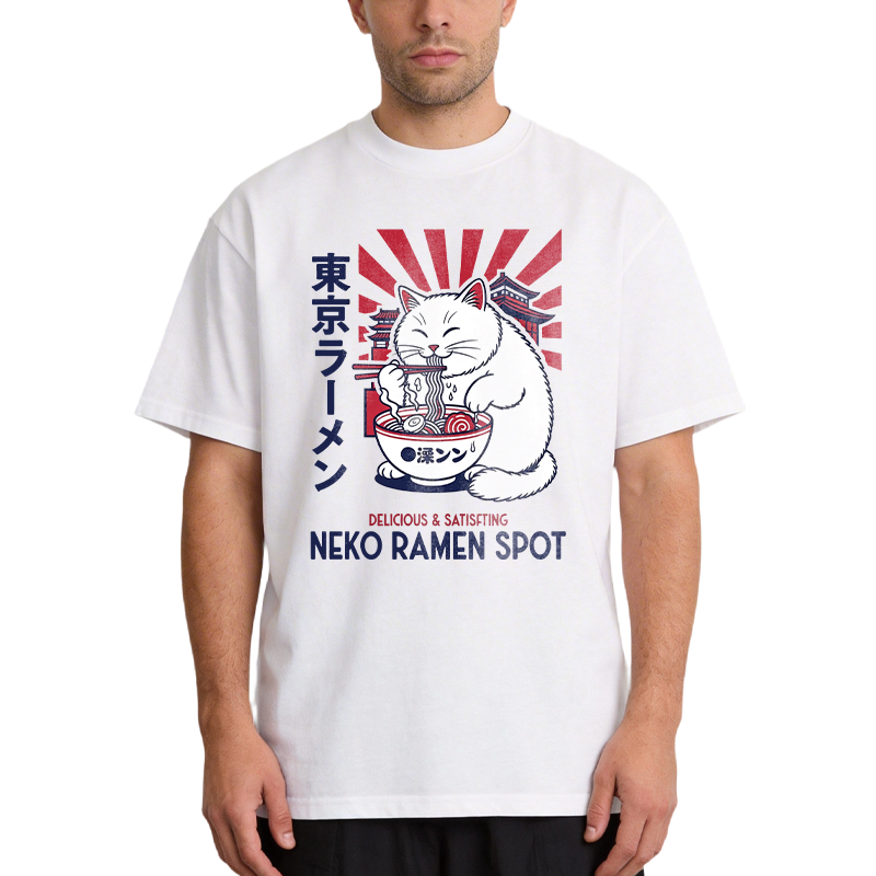 Tokyocanvas Neko Ramen Spot Classic T-Shirt