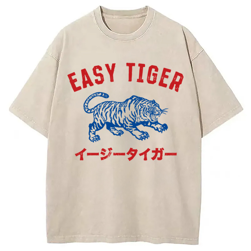 Tokyocanvas Easy Tiger Washed T-Shirt