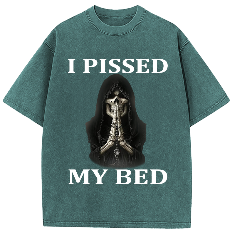 Tokyocanvas I Pissed My Bed Washed T-Shirt