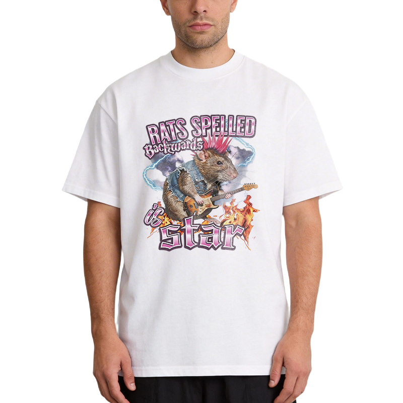 Tokyocanvas Rats Spelled Backwards Is Star Classic T-Shirt