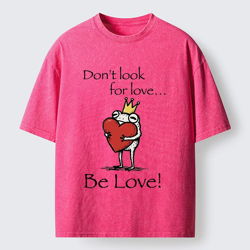 Tokyocanvas Inner Love Frog Art Washed T-Shirt