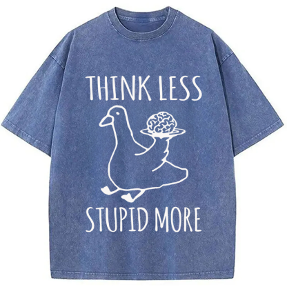 Tokyocanvas Foolish Goose Is Even More Foolish Washed T-Shirt