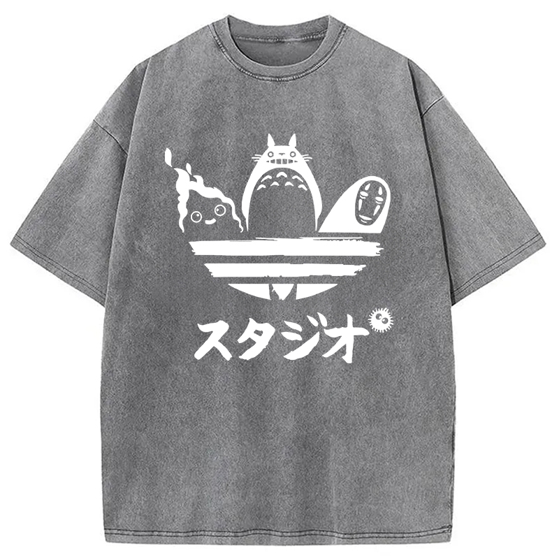Tokyocanvas Ghibli Vintage Japanese Washed T-Shirt