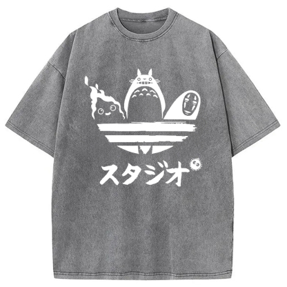 Tokyocanvas Ghibli Vintage Japanese Washed T-Shirt