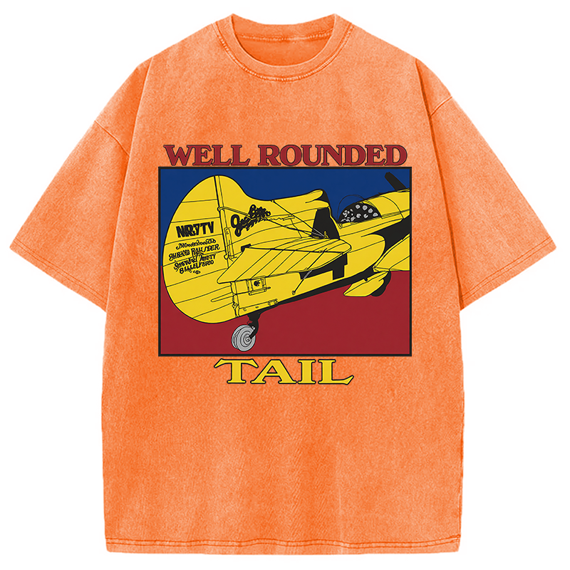 Tokyocanvas Well Rounded Tail Washed T-Shirt