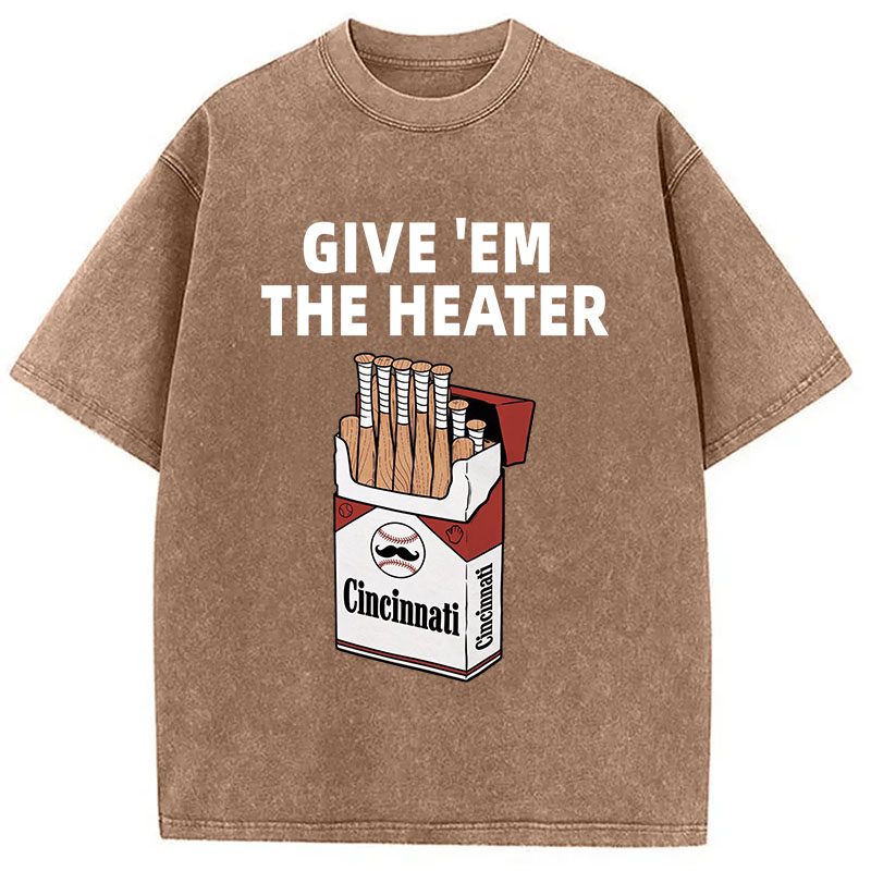 Tokyocanvas Give Them The Heater Washed T-Shirt