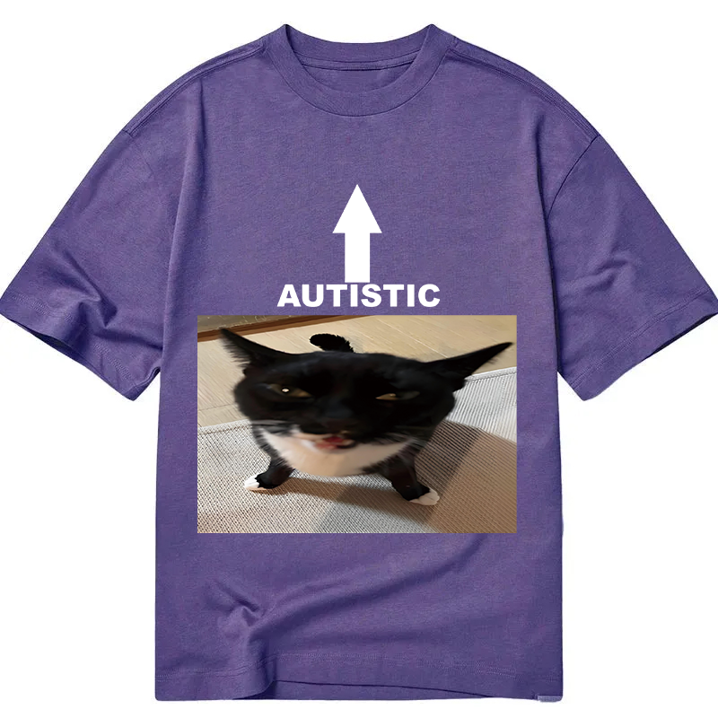Tokyocanvas Autistic Cat Classic T-Shirt