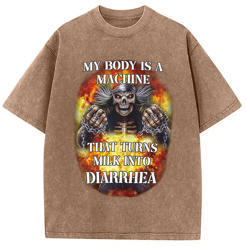 Tokyocanvas My Body is a Machine Washed T-Shirt