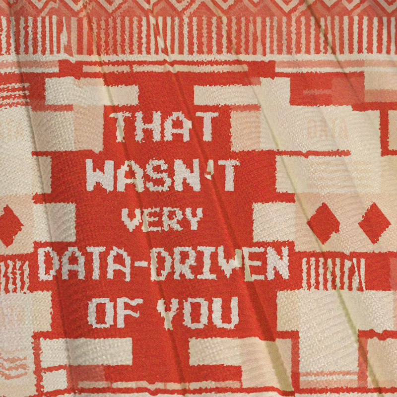 Tokyocanvas Red That Wasn't Very Data Driven Of You Casual Ugly Sweatshirt