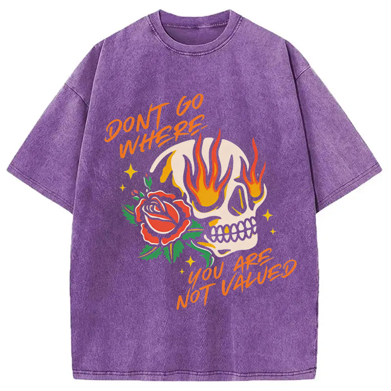 Tokyocanvas Know Your Worth Washed T-Shirt