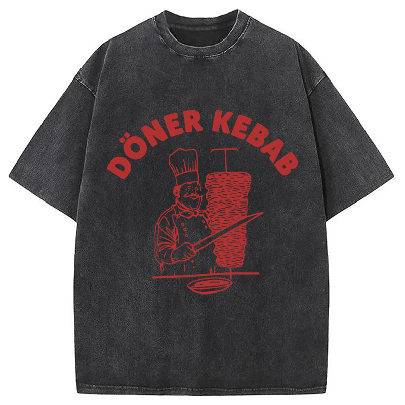 Tokyocanvas Funny Foodie Meme Washed T-Shirt