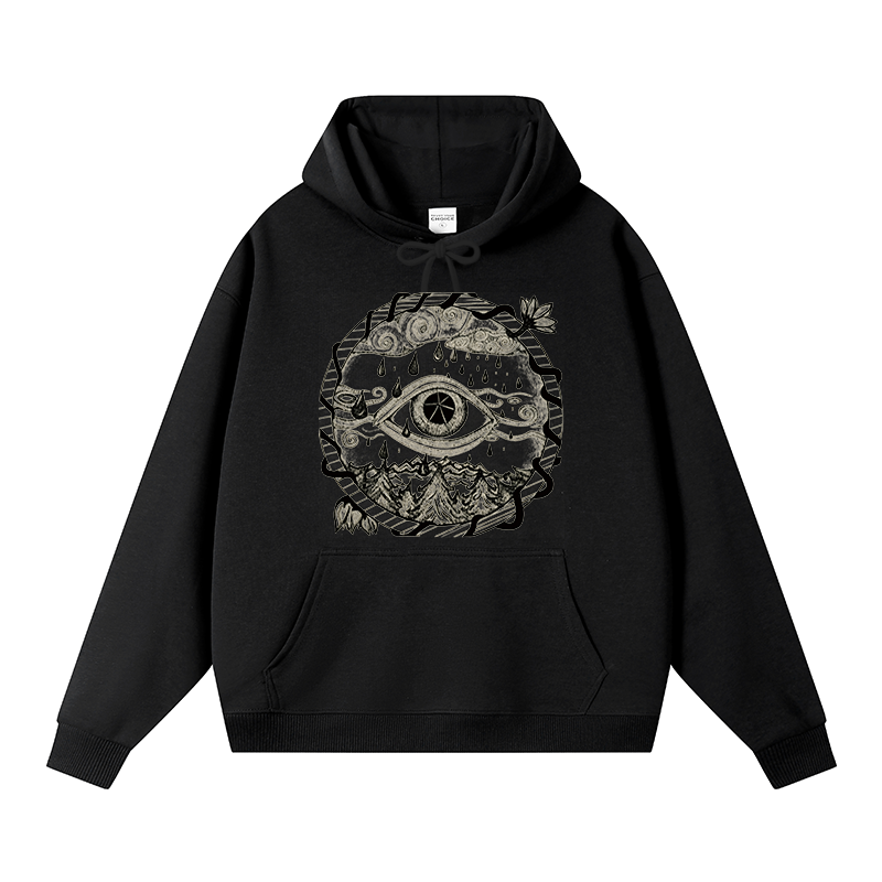 Tokyocanvas Zen Eye Fleece Lined Hoodie