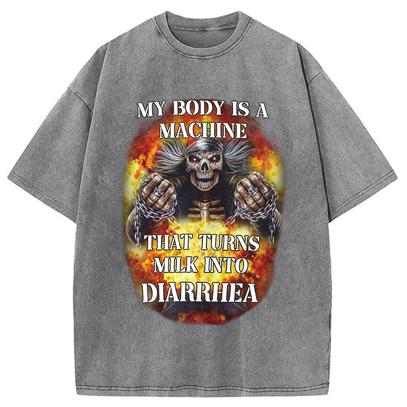 Tokyocanvas My Body is a Machine Washed T-Shirt