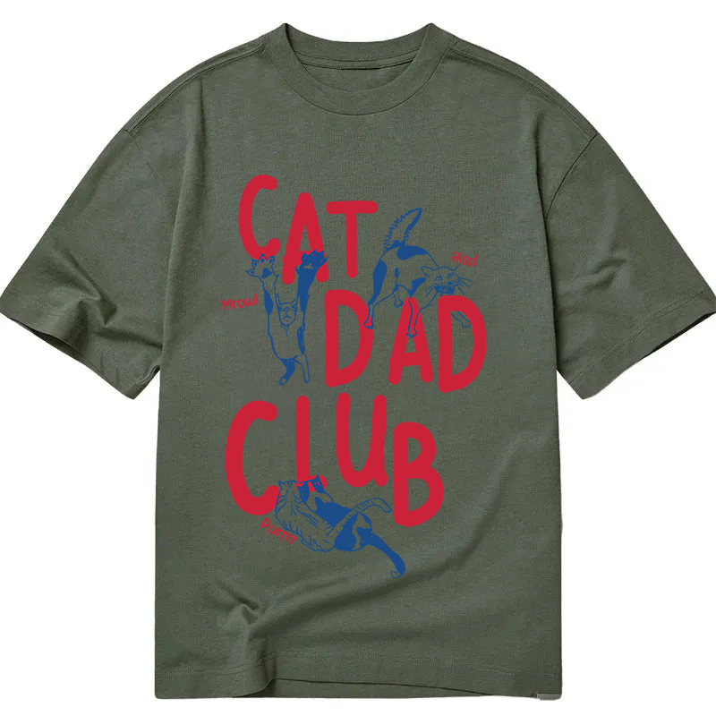 Tokyocanvas Cat Dad Club Classic T-Shirt