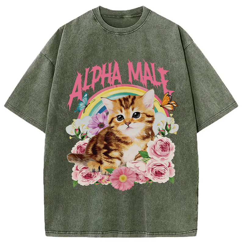 Tokyocanvas Alpha Male Washed T-Shirt