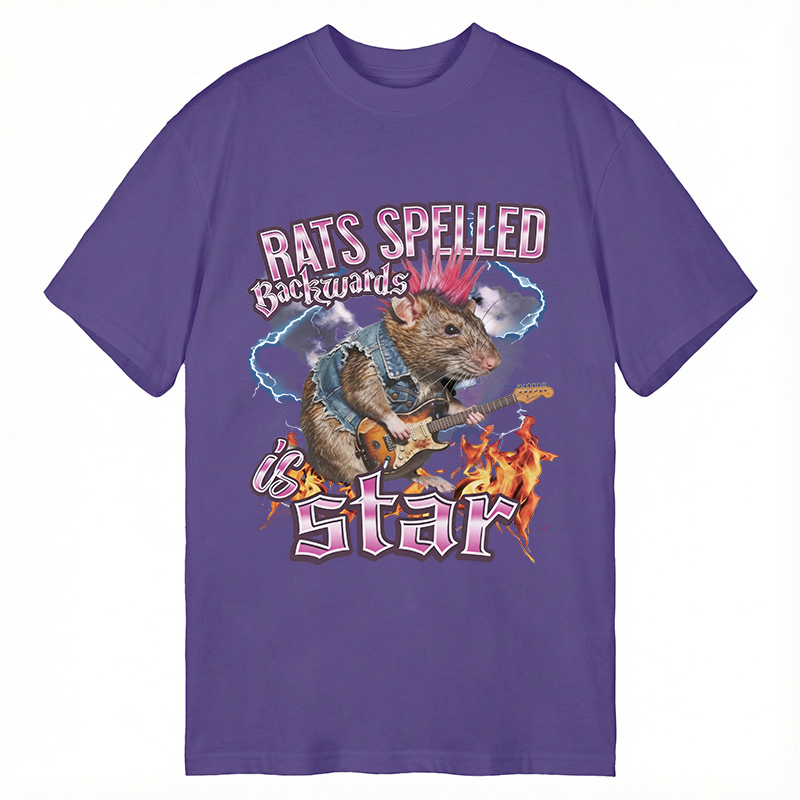 Tokyocanvas Rats Spelled Backwards Is Star Classic T-Shirt