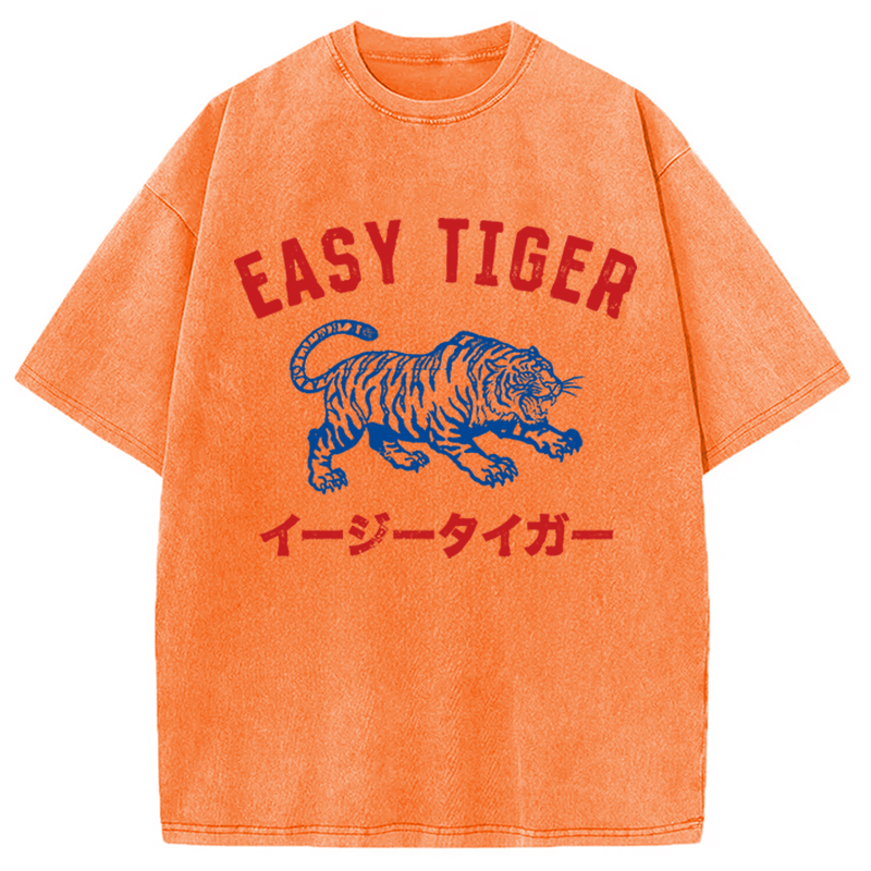 Tokyocanvas Easy Tiger Washed T-Shirt
