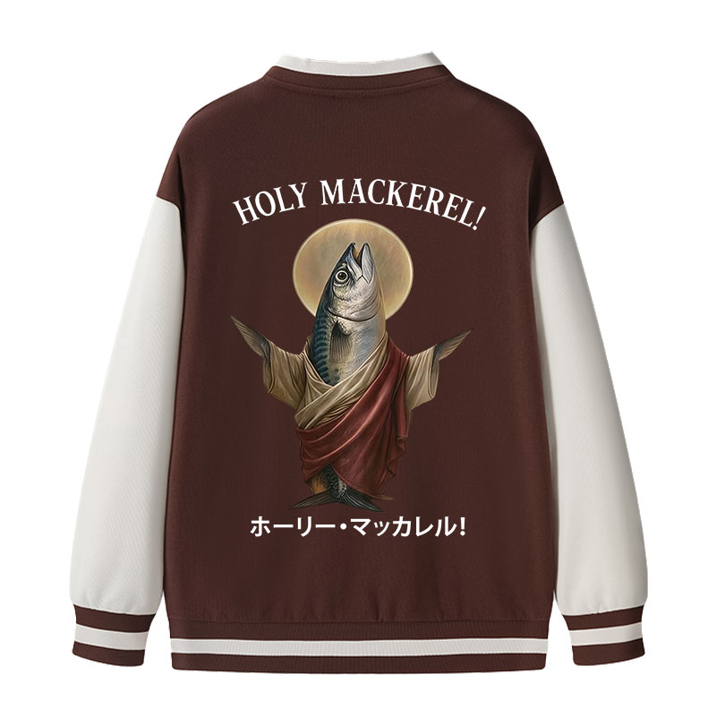Tokyocanvas Holy Mackerel Varsity Jacket